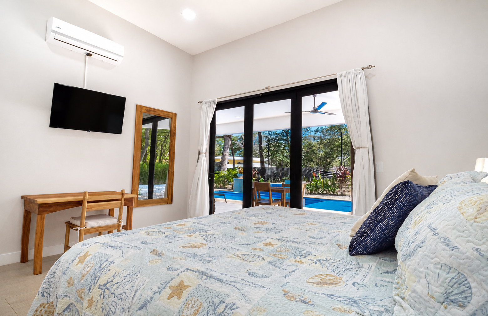 Casa Tranquila bedroom suite with king bed